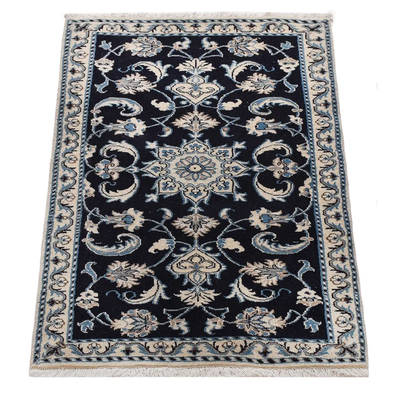 Nain - 12La Teppich 68x134cm - Perserteppich - dunkelblau