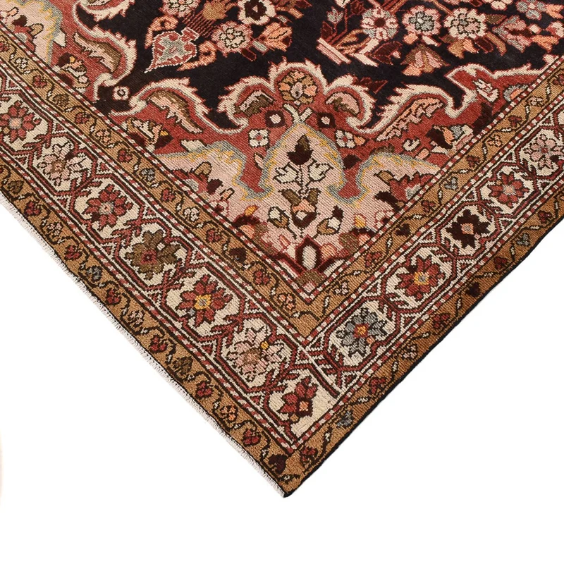 Hamadan Teppich 154x295cm - Perserteppich - dunkelbeige