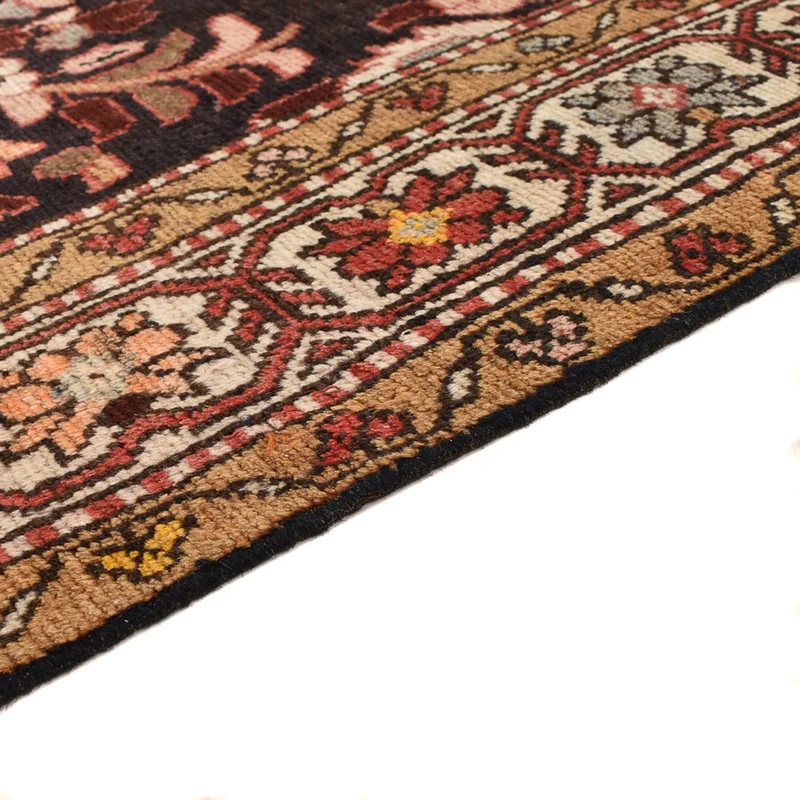 Hamadan Teppich 154x295cm - Perserteppich - dunkelbeige