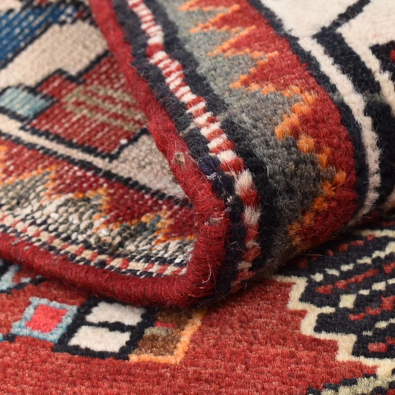 Perserteppich - Nomadic - 92 x 137 cm - rot