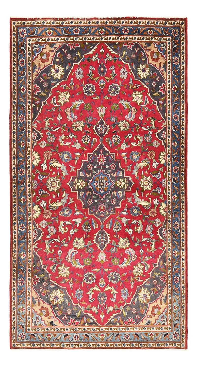 Keshan Teppich 103x188cm - Perserteppich - rot