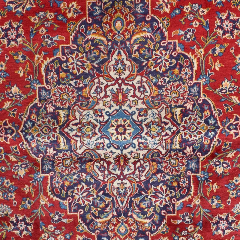 Keshan Teppich 301x455cm - Perserteppich - rot