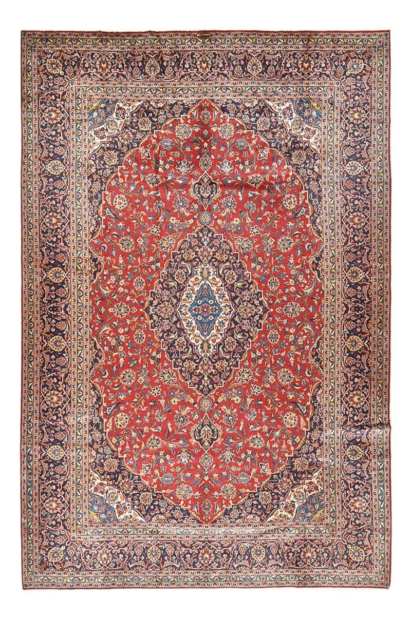 Keshan Teppich 307x478cm - Perserteppich - rot