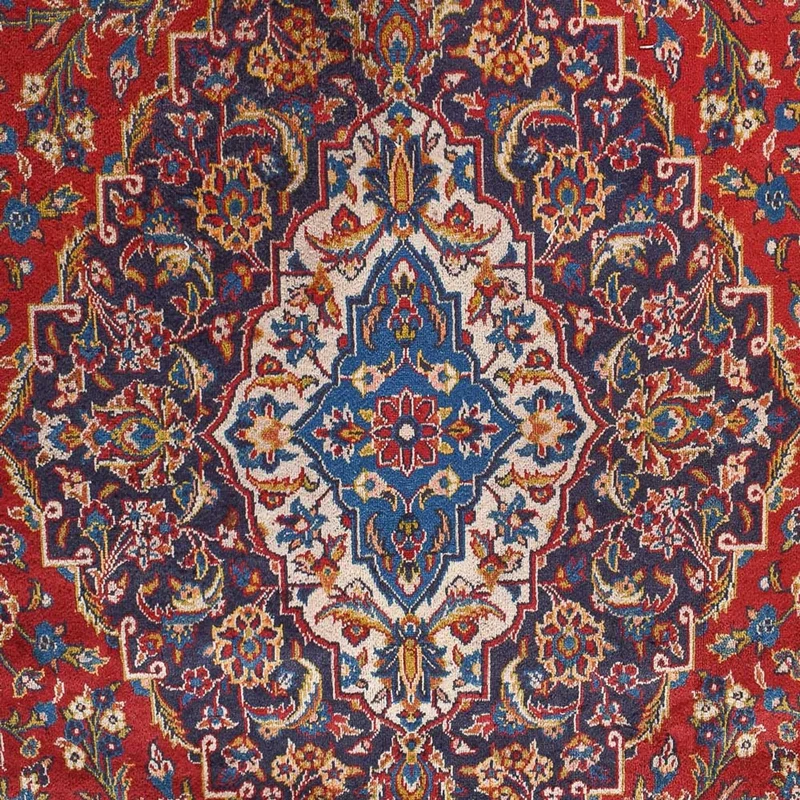 Keshan Teppich 307x478cm - Perserteppich - rot