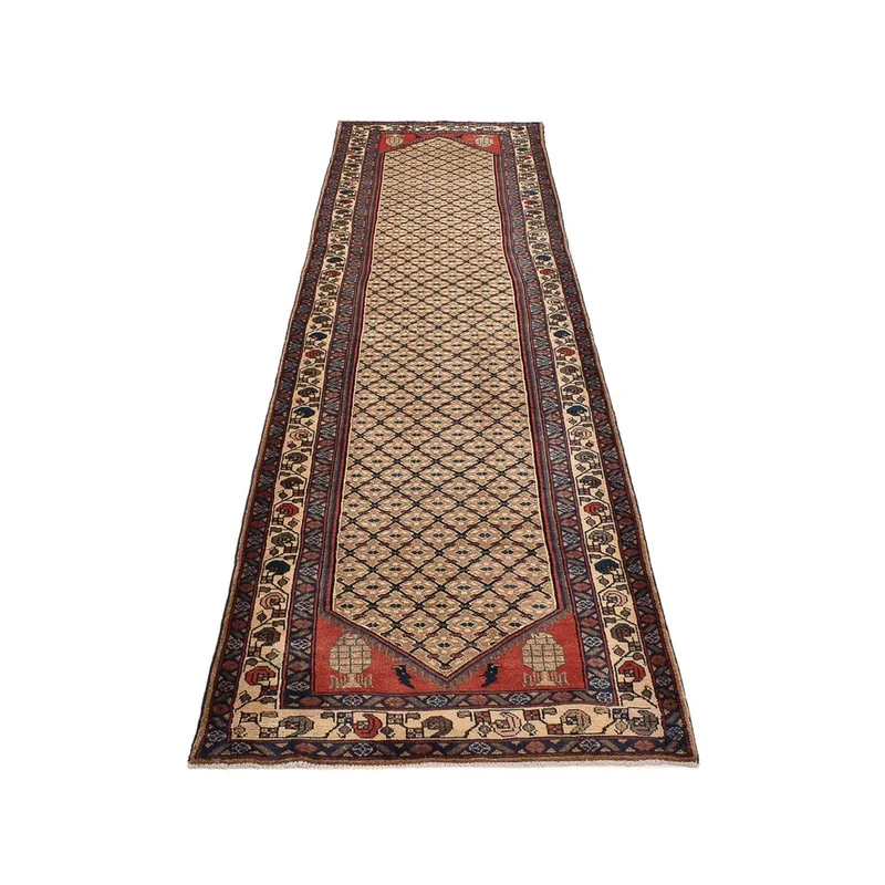 Kolyai Teppich 100x383cm - Perserteppich - sand