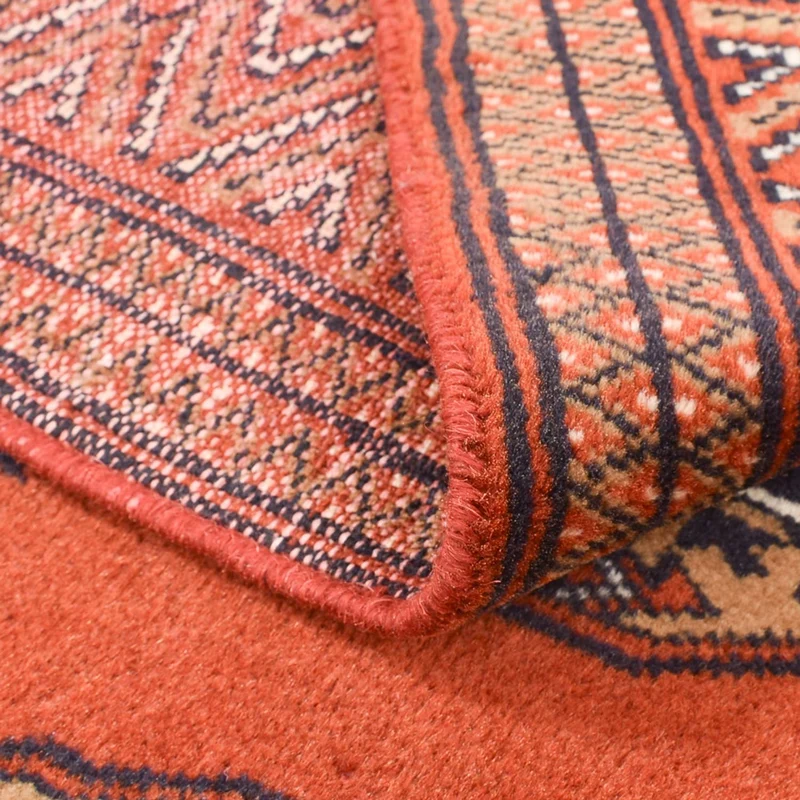 Hamadan Teppich 100x151cm - Perserteppich - orange