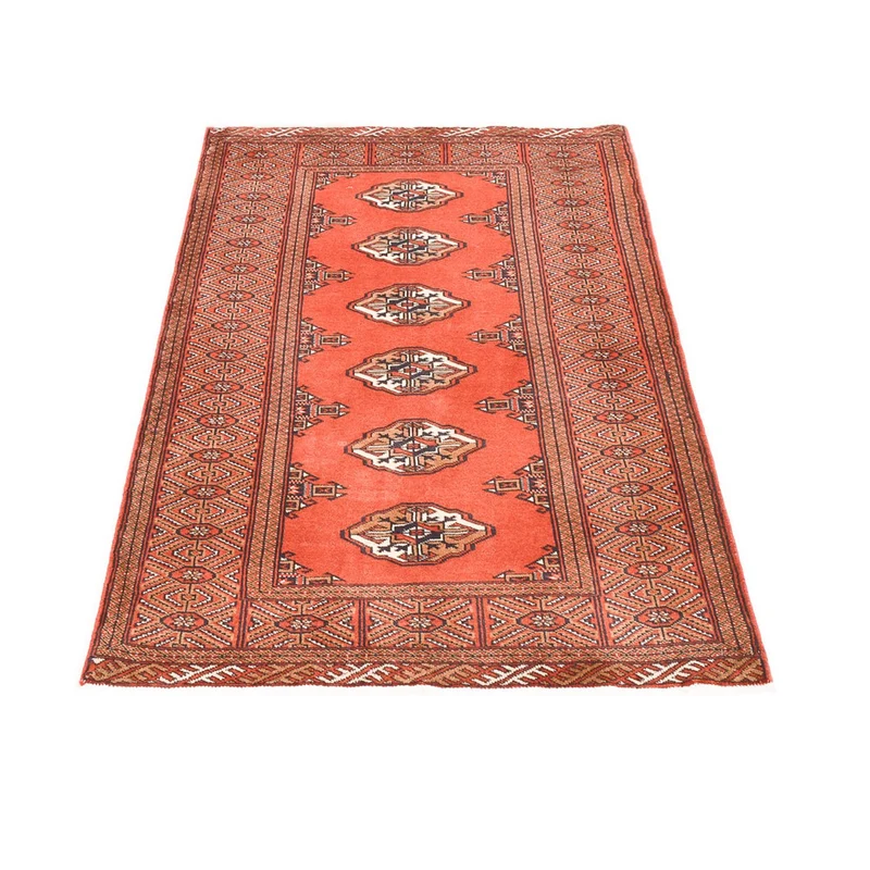 Hamadan Teppich 100x151cm - Perserteppich - orange