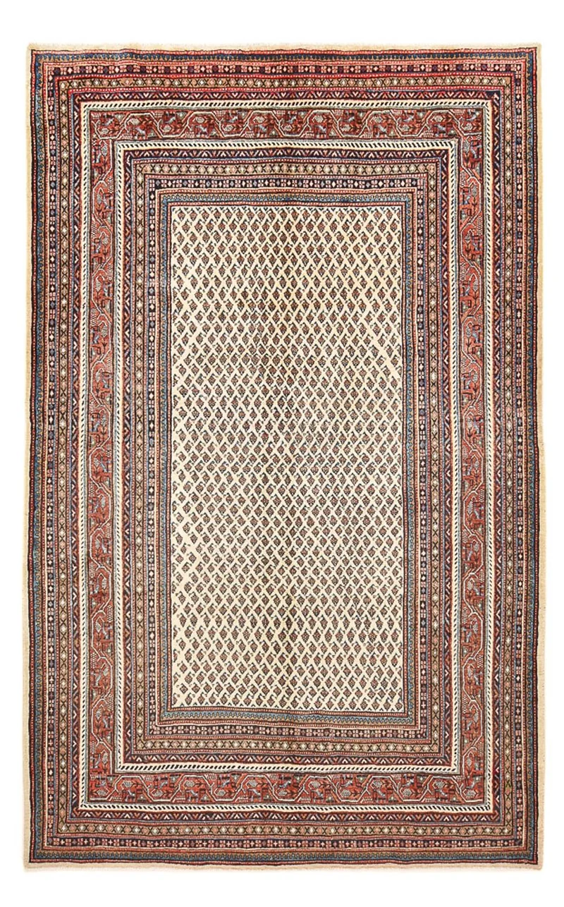 Sarough Teppich 211x330cm - Perserteppich - sand