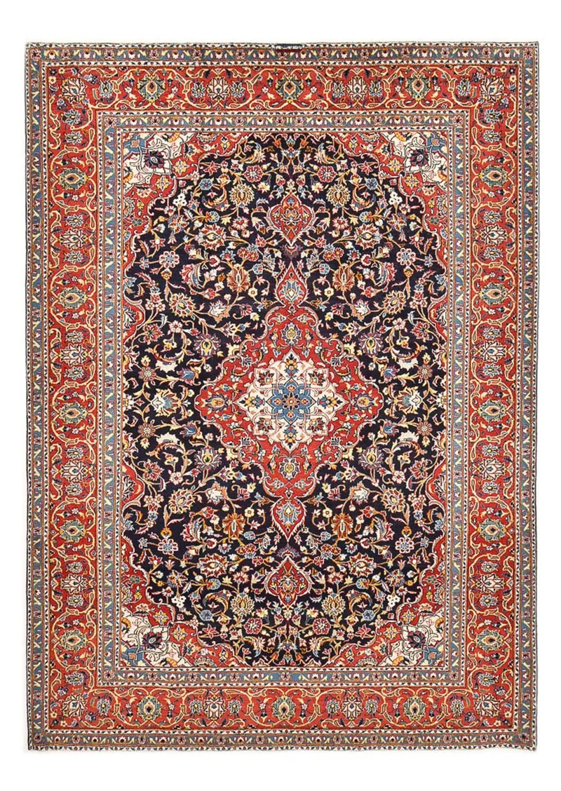 Keshan Teppich 242x342cm - Perserteppich - rost