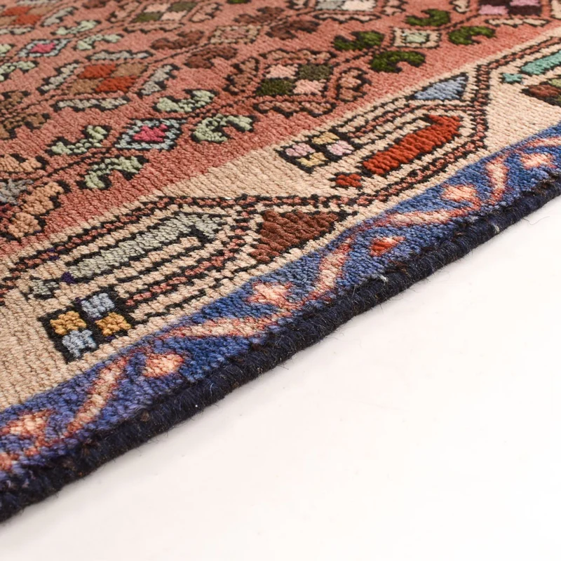 Hamadan Teppich 78x278cm - Perserteppich - hellrot