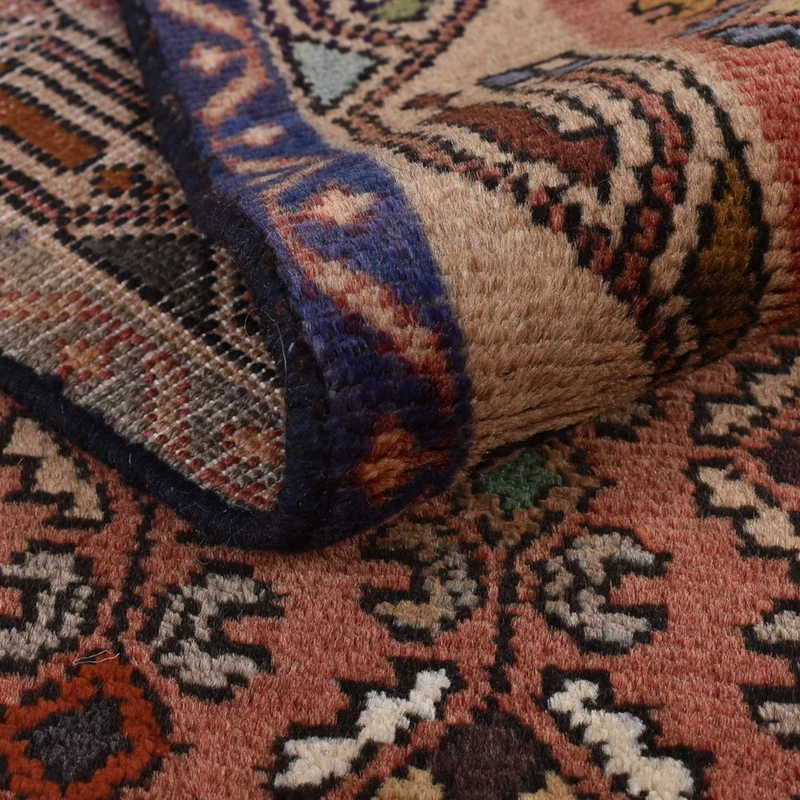 Hamadan Teppich 78x278cm - Perserteppich - hellrot