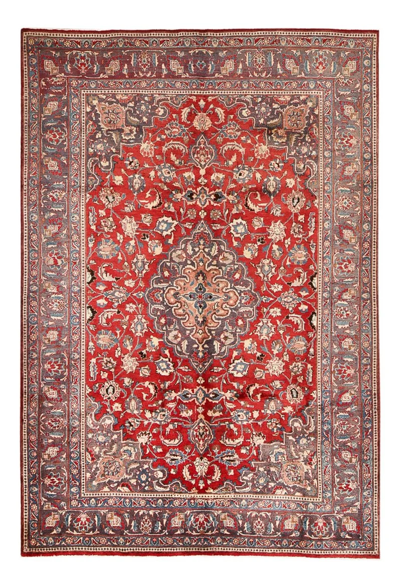 Maschad Teppich 195x290cm - Perserteppich - rot