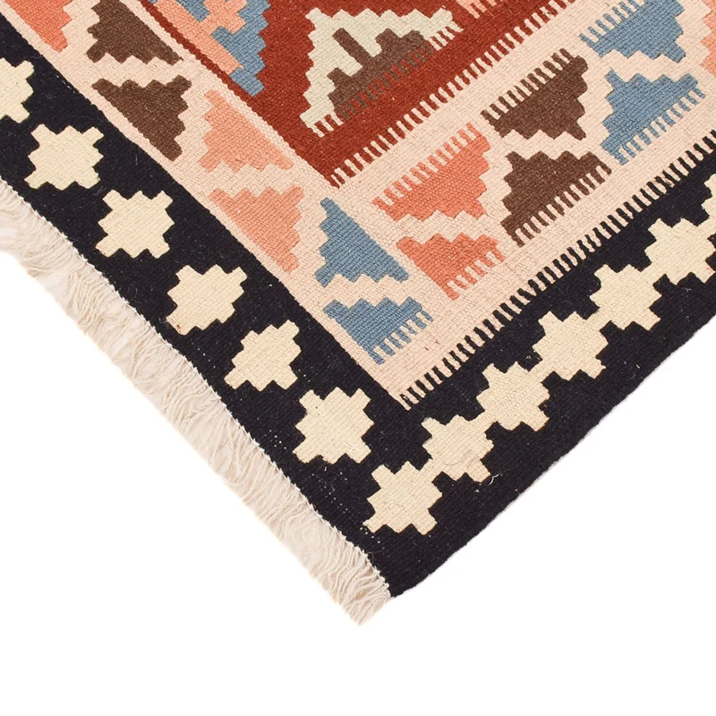 Kelim Fars Teppich 106x148cm - mehrfarbig