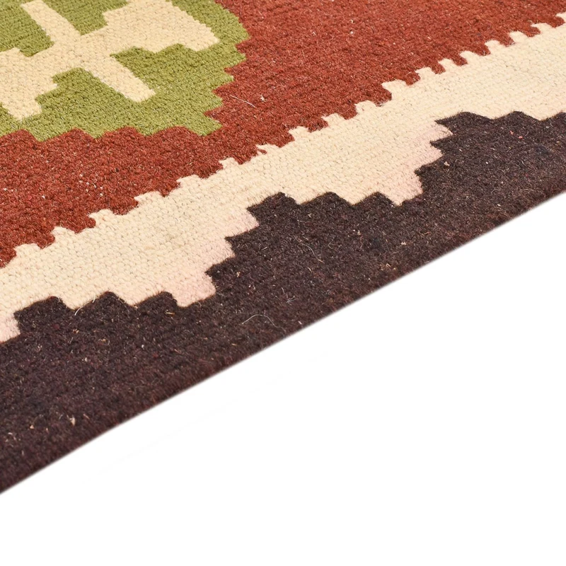 Kelim Fars Teppich 102x143cm - mehrfarbig