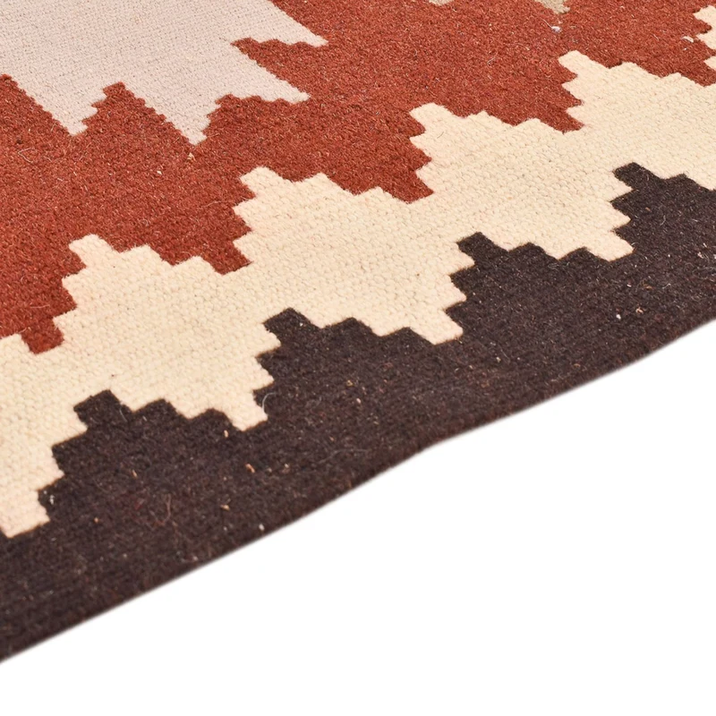 Kelim Fars Teppich 98x144cm - mehrfarbig