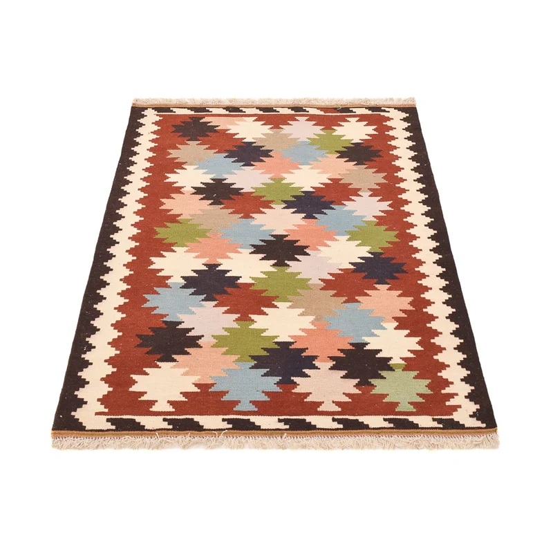 Kelim Fars Teppich 98x144cm - mehrfarbig
