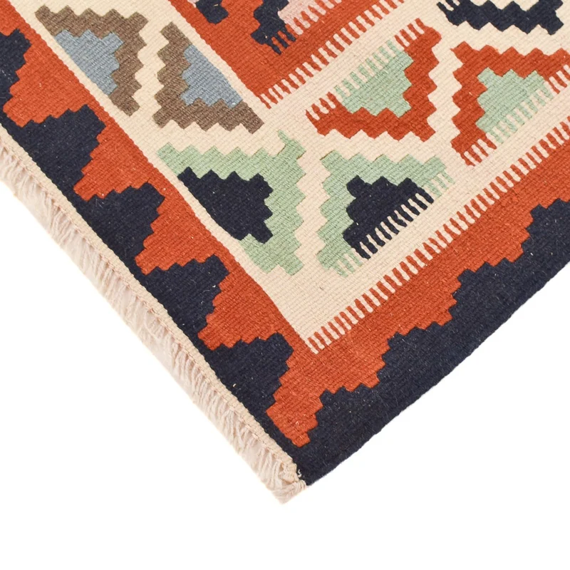 Kelim Fars Teppich 107x142cm - mehrfarbig
