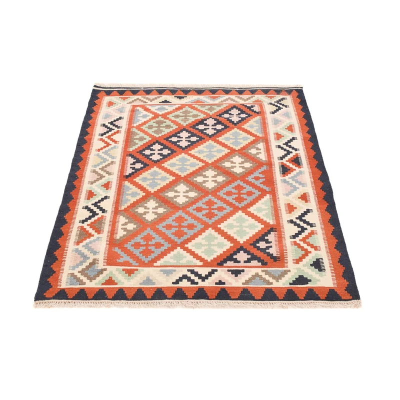 Kelim Fars Teppich 107x142cm - mehrfarbig