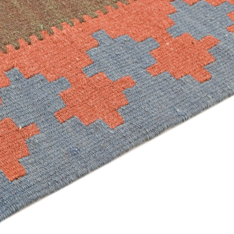 Kelim Fars Teppich 100x137cm - mehrfarbig