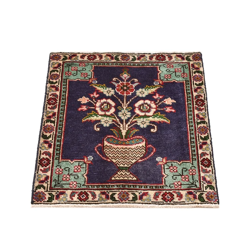 Hamadan Teppich 54x60cm - Perserteppich - mehrfarbig