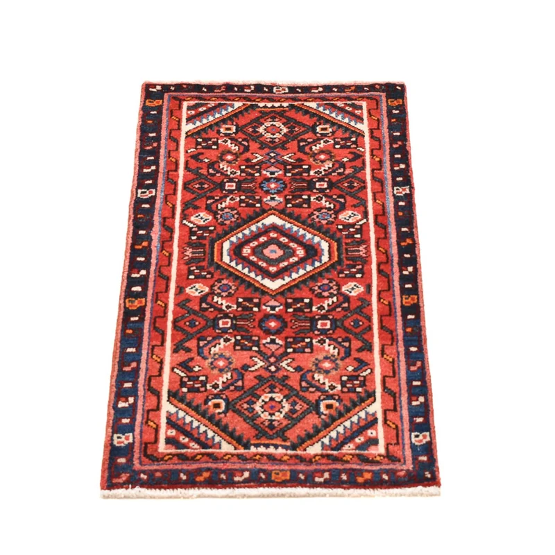 Perserteppich - Nomadic - 49 x 93 cm - dunkelrot