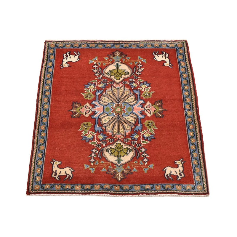 Perserteppich - Nomadic - 62 x 82 cm - rot