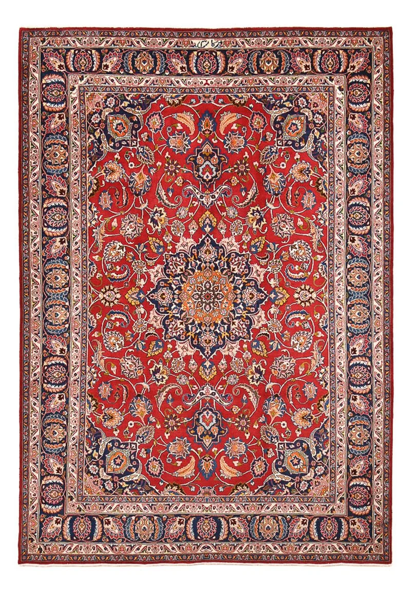 Maschad Teppich 245x353cm - Perserteppich - rot