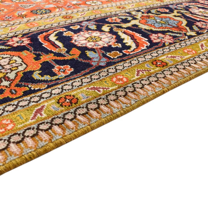 Täbriz Teppich 200x306cm - Perserteppich - orange