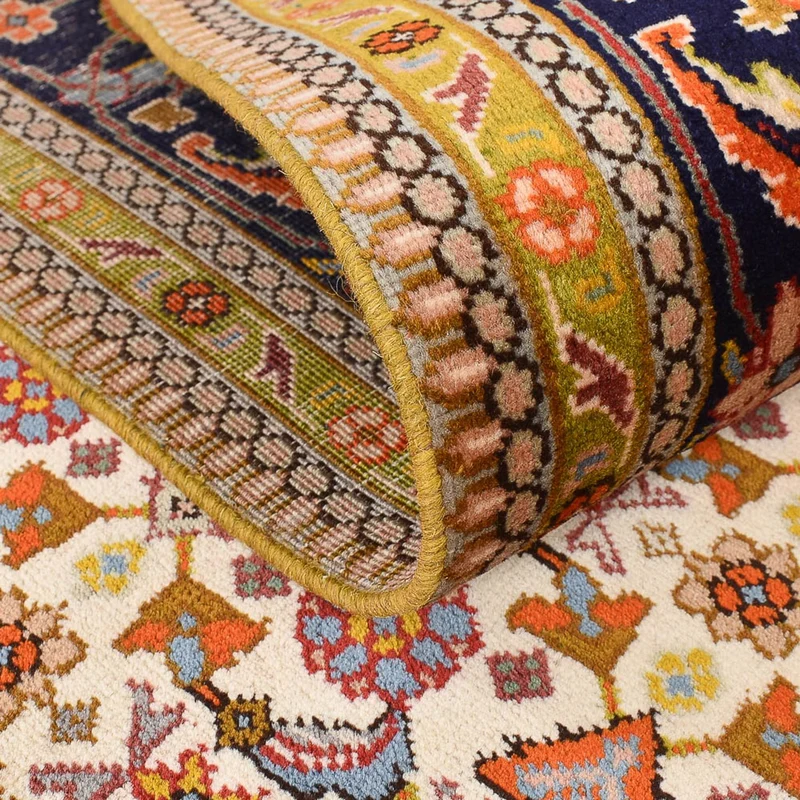 Täbriz Teppich 200x306cm - Perserteppich - orange