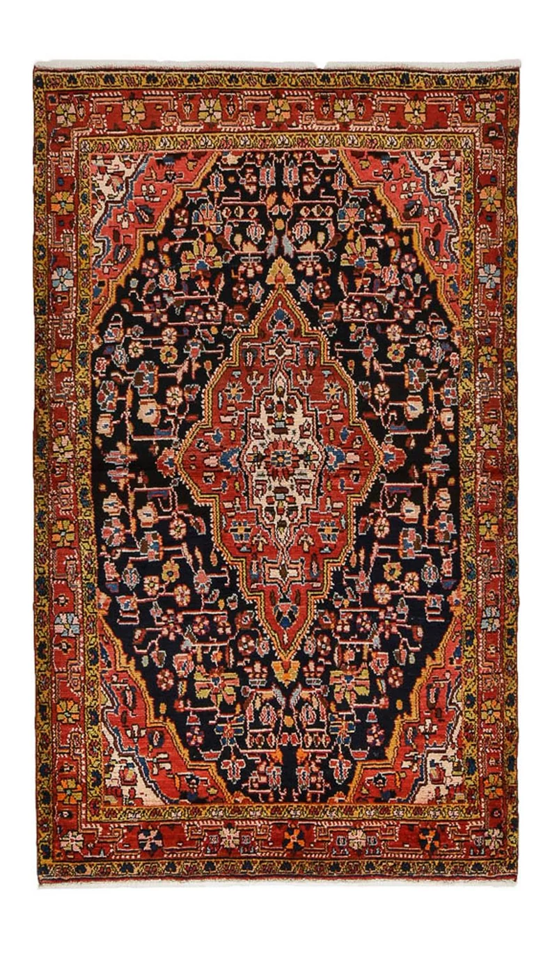 Mehraban Teppich 135x226cm - Perserteppich - dunkelblau