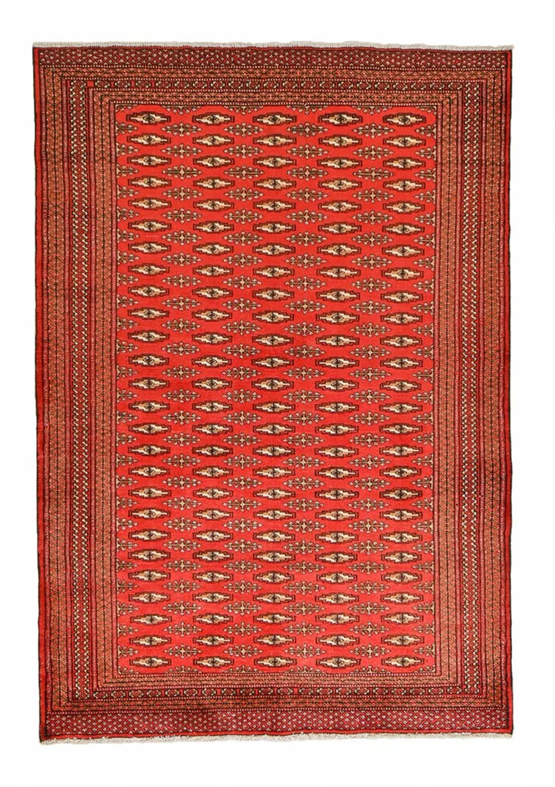 Turkaman Teppich 130x189cm - Orientteppich - rot