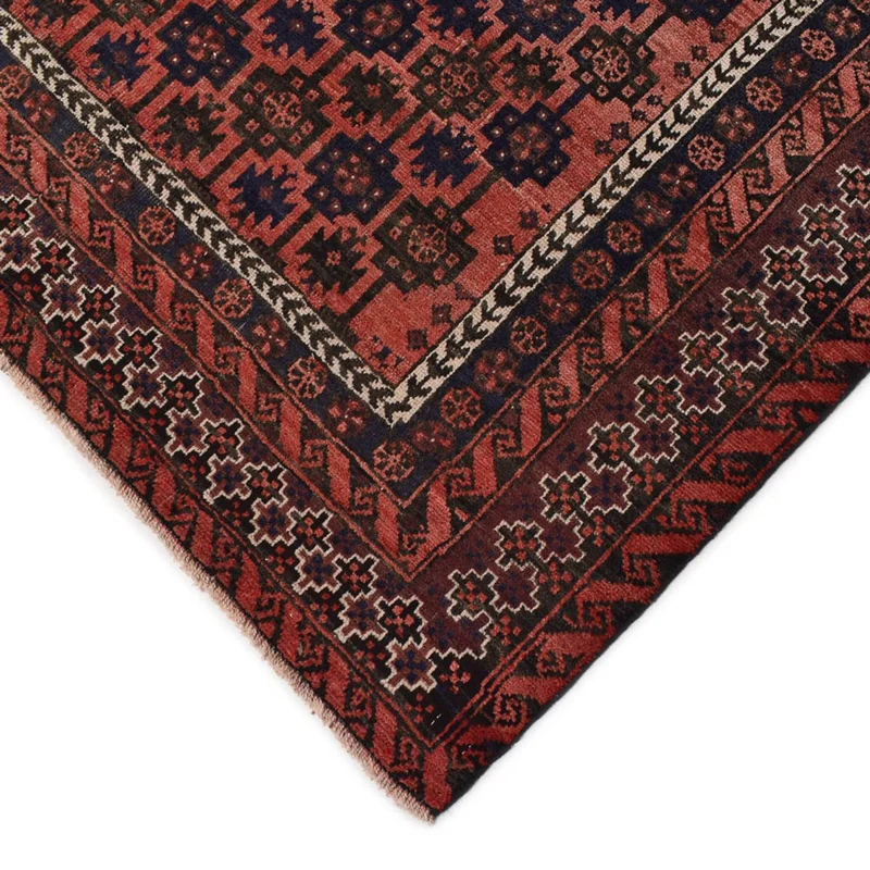 Turkaman Teppich 114x219cm - Orientteppich - hellrot