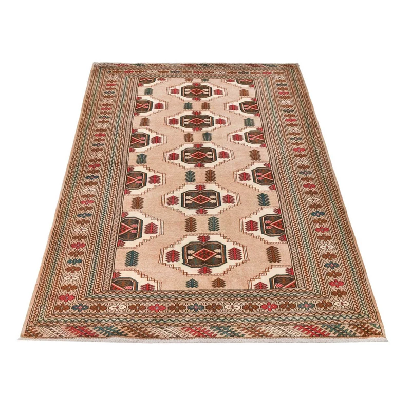 Turkaman Teppich 143x199cm - Orientteppich - mehrfarbig