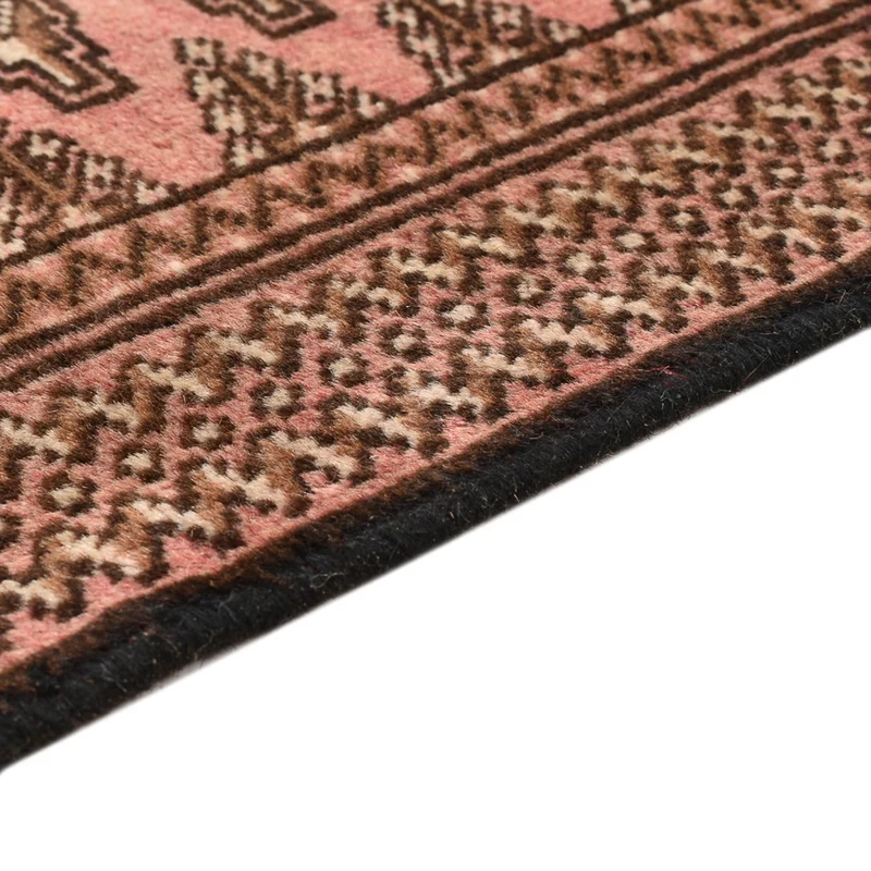 Turkaman Teppich 90x128cm - Orientteppich - hellrot