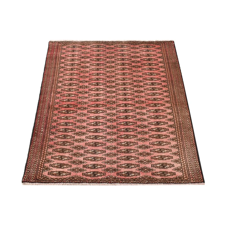 Turkaman Teppich 90x128cm - Orientteppich - hellrot