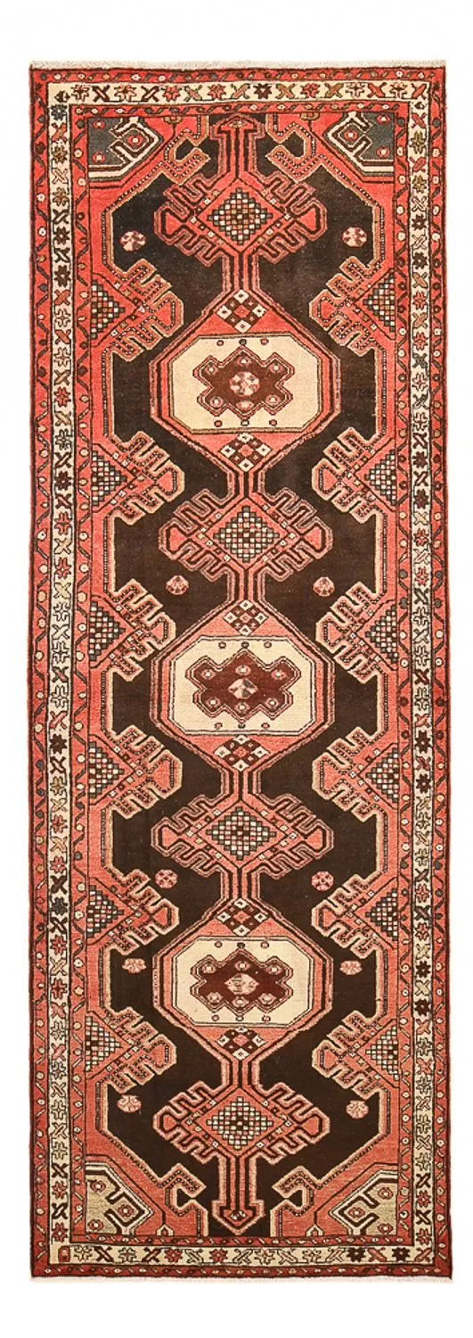 Hamadan Teppich 109x318cm - Perserteppich - terrakotta