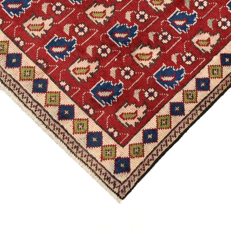 Täbriz Teppich 96x140cm - Perserteppich - rot