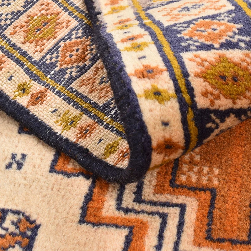 Turkaman Teppich - 56 x 86 cm - mehrfarbig