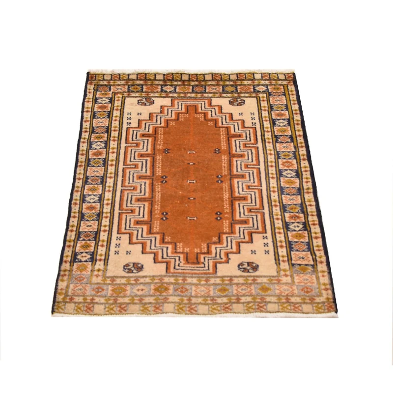 Turkaman Teppich - 56 x 86 cm - mehrfarbig