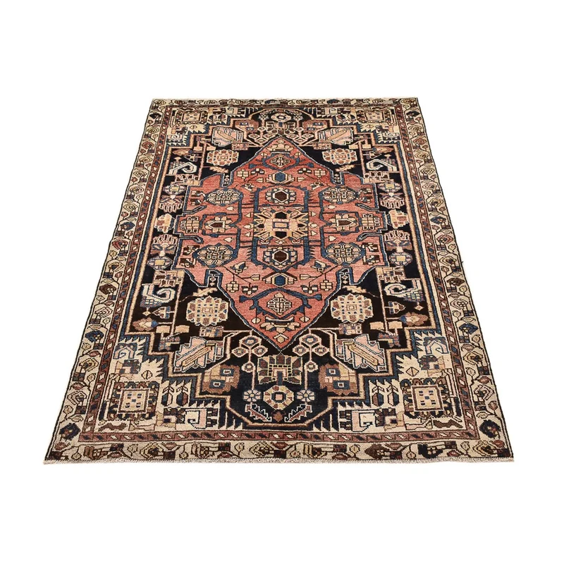 Perserteppich - Nomadic - 127 x 207 cm - hellrot