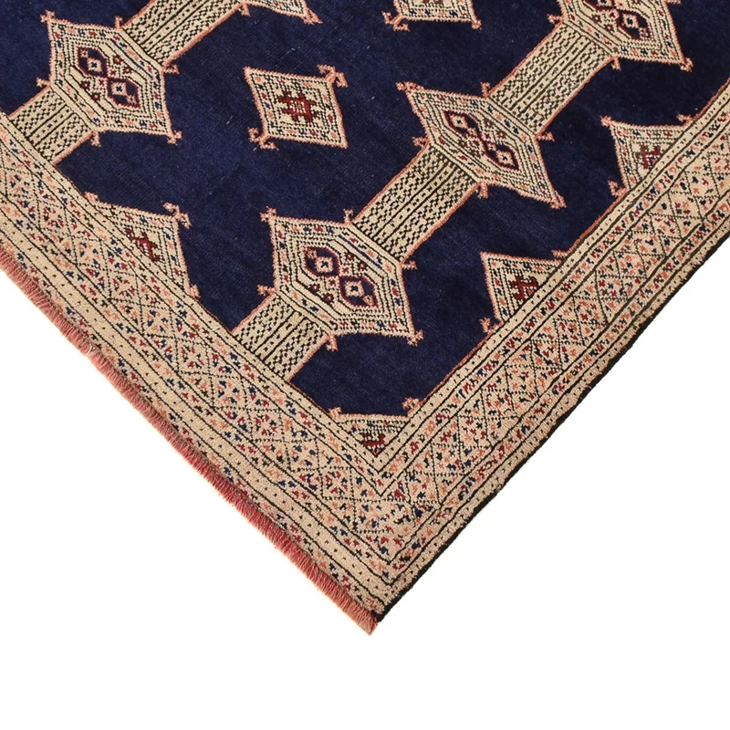 Turkaman Teppich - 120 x 173 cm - dunkelblau