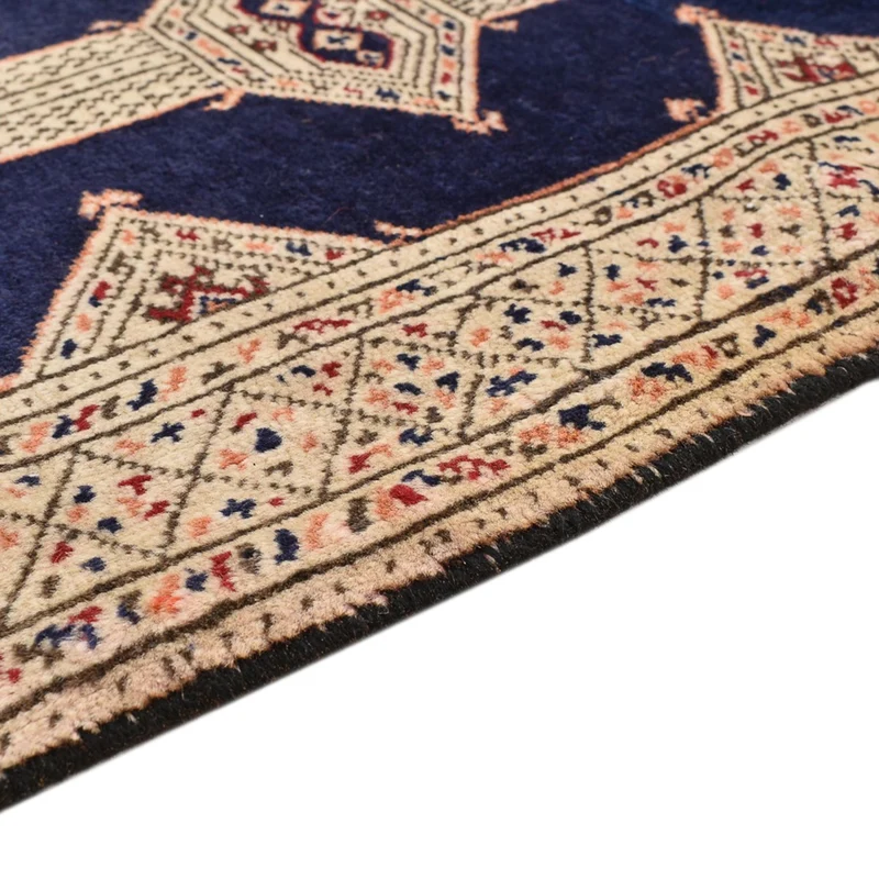 Turkaman Teppich - 120 x 173 cm - dunkelblau