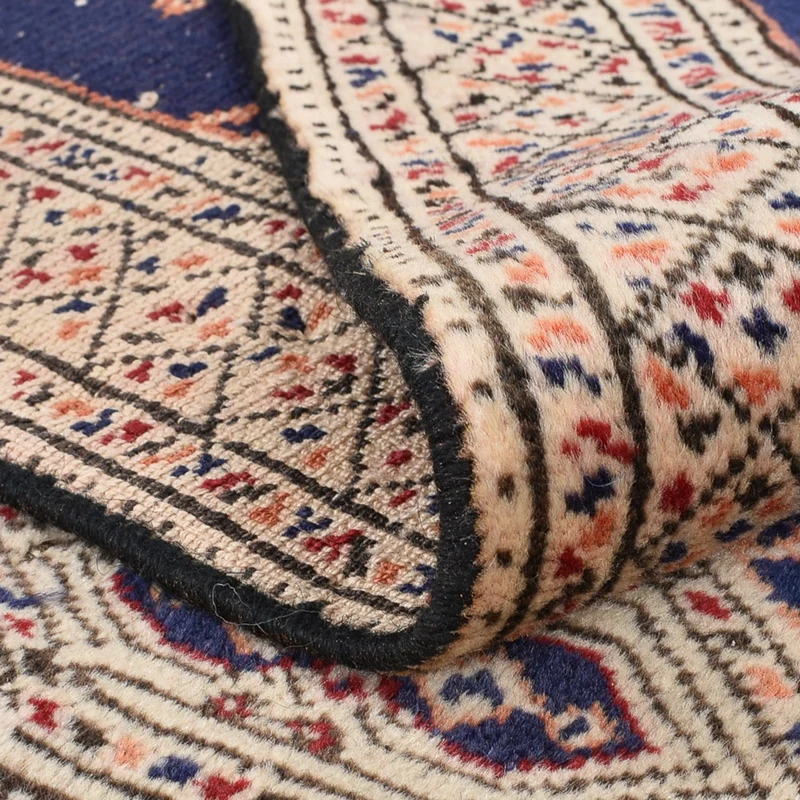 Turkaman Teppich - 120 x 173 cm - dunkelblau