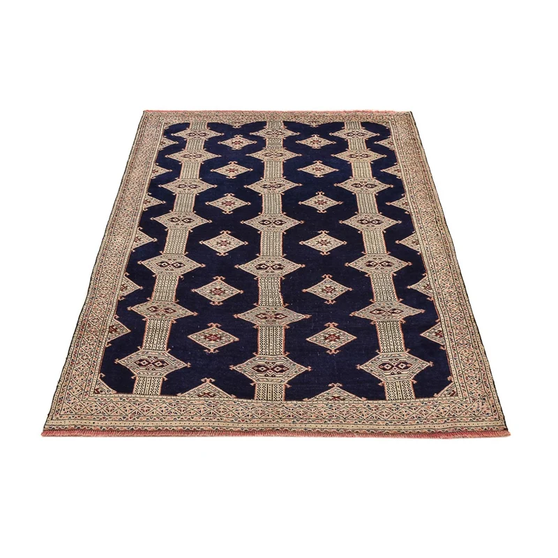 Turkaman Teppich - 120 x 173 cm - dunkelblau