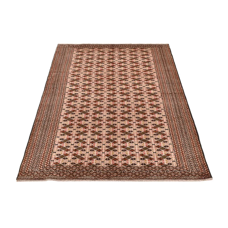 Turkaman Teppich 128x190cm - Orientteppich - hellrot