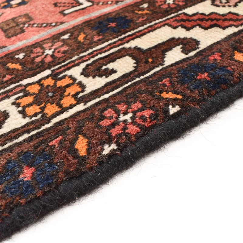 Hamadan Teppich 98x452cm - Perserteppich - hellrot