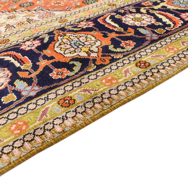 Täbriz Teppich 197x306cm - Perserteppich - orange