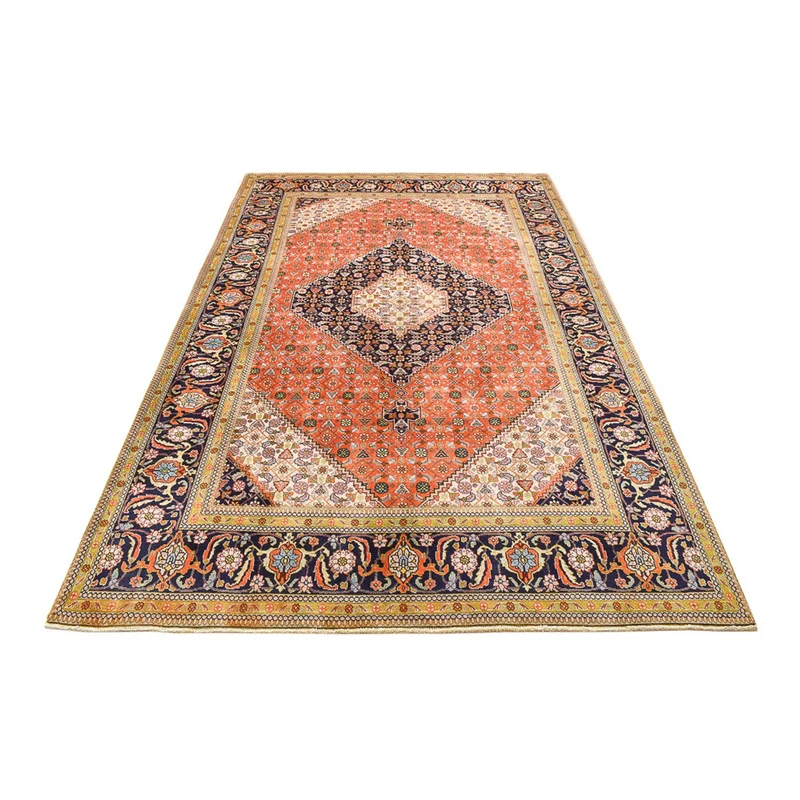 Täbriz Teppich 197x306cm - Perserteppich - orange
