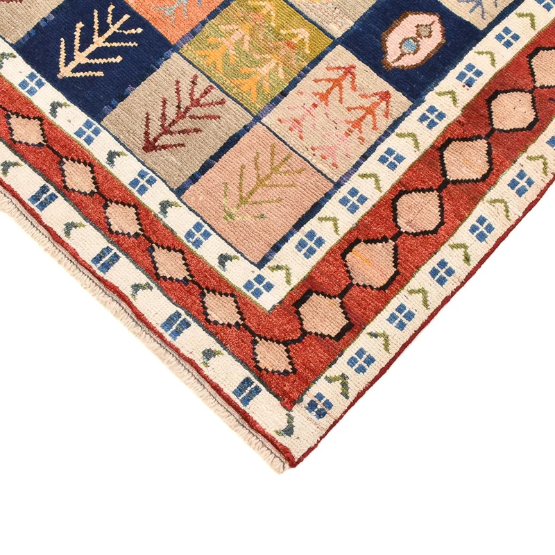 Gabbeh Persisch Teppich 103x143cm - Perserteppich Wollteppich - mehrfarbig