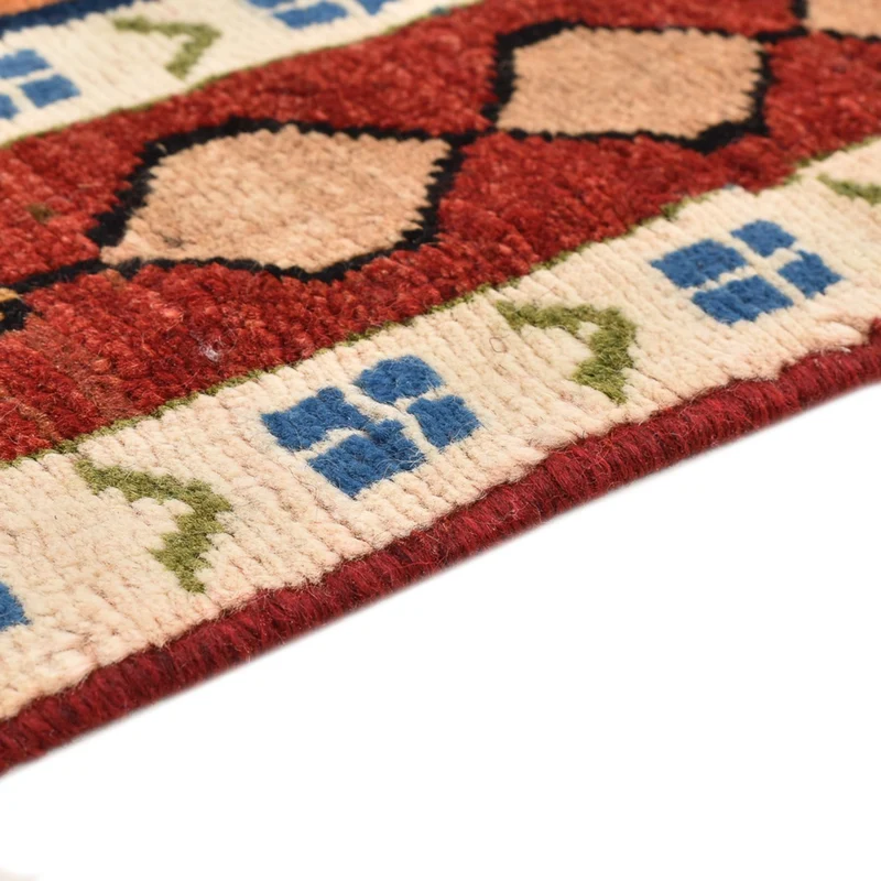 Gabbeh Persisch Teppich 103x143cm - Perserteppich Wollteppich - mehrfarbig
